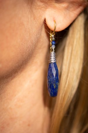 Boucles d'oreilles AJA GASTON Lapis Lazuli
