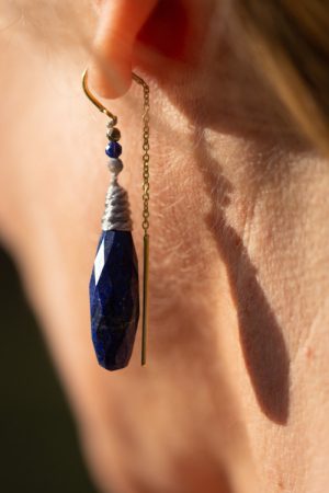 Boucles d'oreilles AJA GASTON Lapis Lazuli
