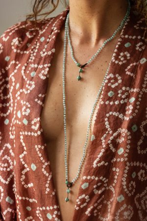 CLARA long necklace Amazonite