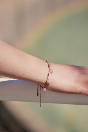 ROMA Joy peach moonstone bracelet