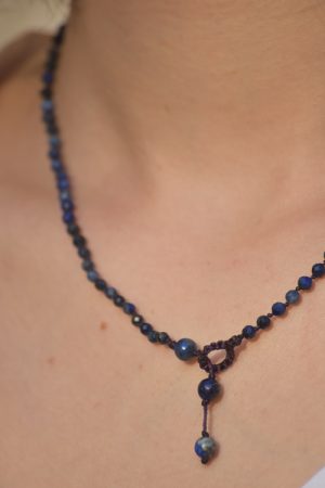 Ras de cou CLARA Lapis Lazuli