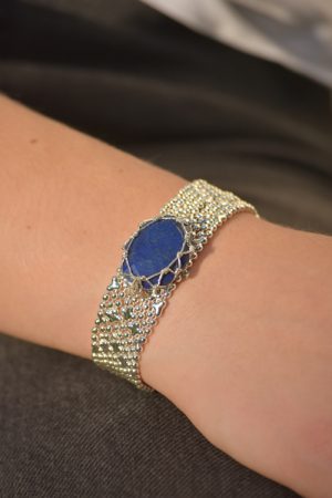 Manchettes FLORE Lapis Lazuli