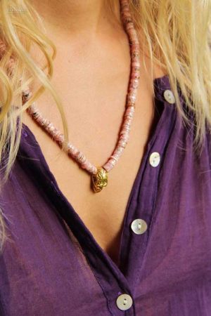 Collier VANITY Rhodochrosite