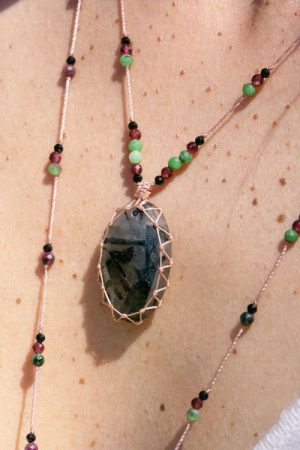 Petit Talisman rutile noir