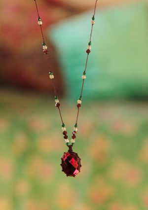 Petit Talisman BARA grenat